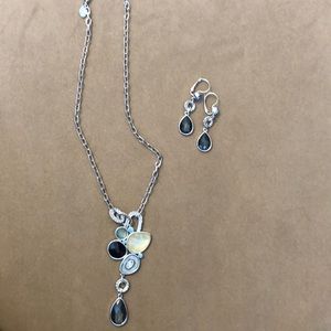 Lia Sophia marching necklace and earrings